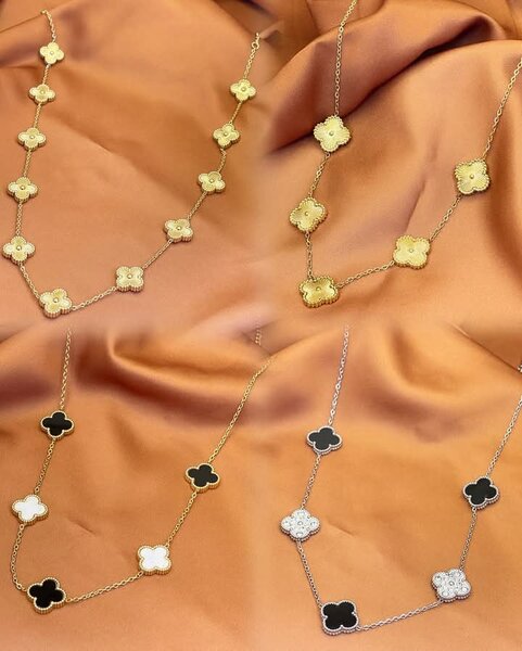 Bracelet élégant trèfle or