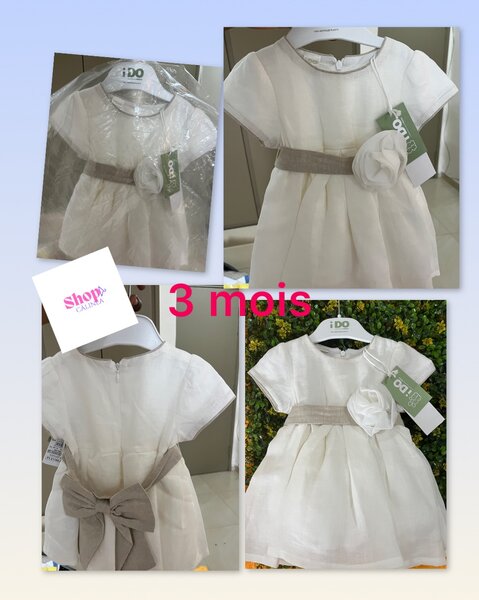 Robe élégante bébé 3 mois