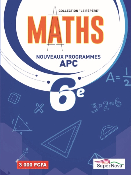 Livre de Maths 6e SuperNova