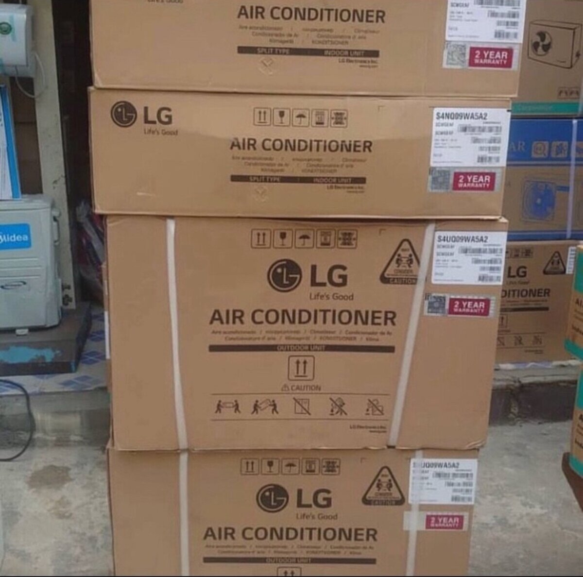 LG air conditioner, 1.5hp