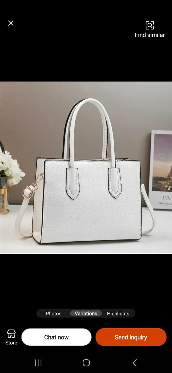 Sac à main élégant en cuir