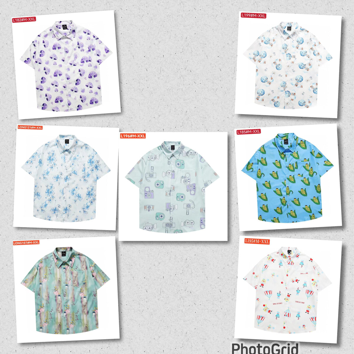 Chemises à motifs décontractées