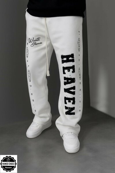 Pantalon de survêtement blanc