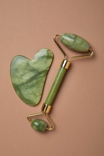 Rouleau de Jade pour Massage Facial