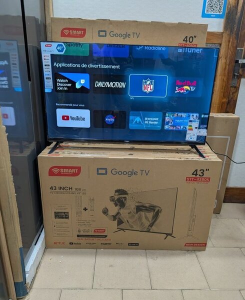 Téléviseur Smart TV 43" Google TV