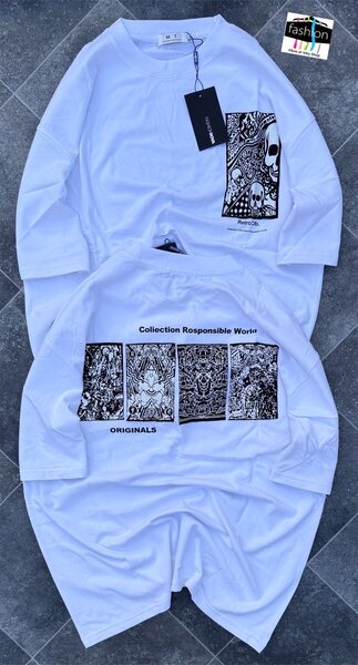 T-shirt à motifs artistiques