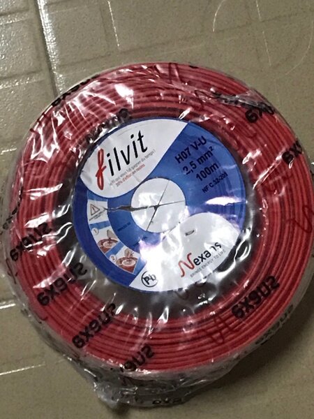 Câble Électrique Nexans H07V-U 2.5mm²