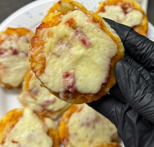 Mini pizzas maison fromage