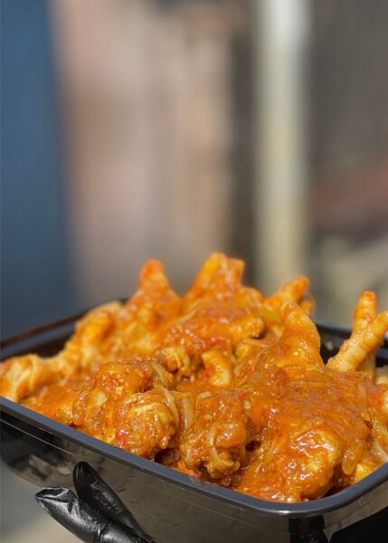 Patte  de poulet épicés