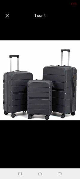 Set de valises rigides 3 pièces