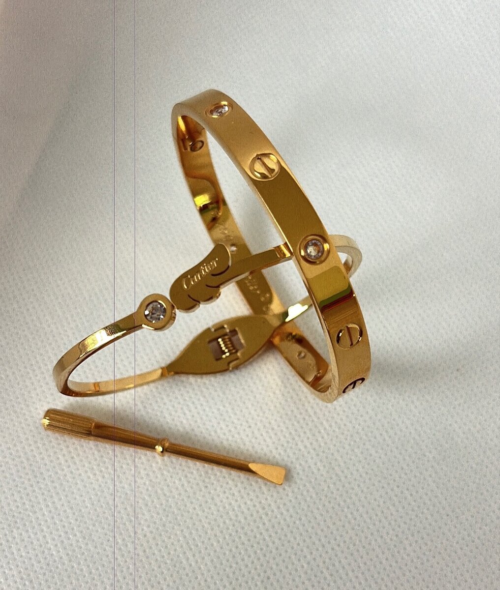 Bracelets élégants en or