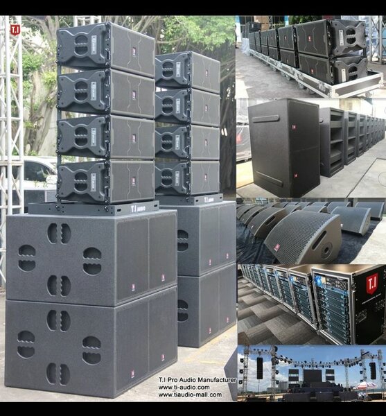 Enceinte professionnelle T.I ligne array