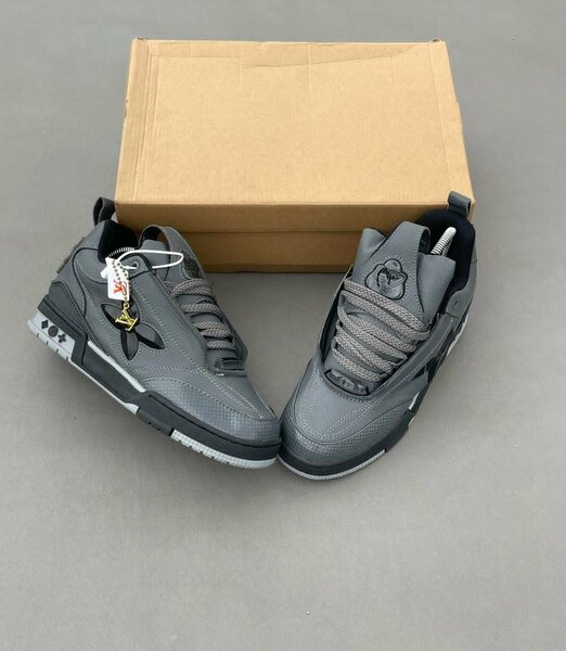 Baskets sport homme gris élégant