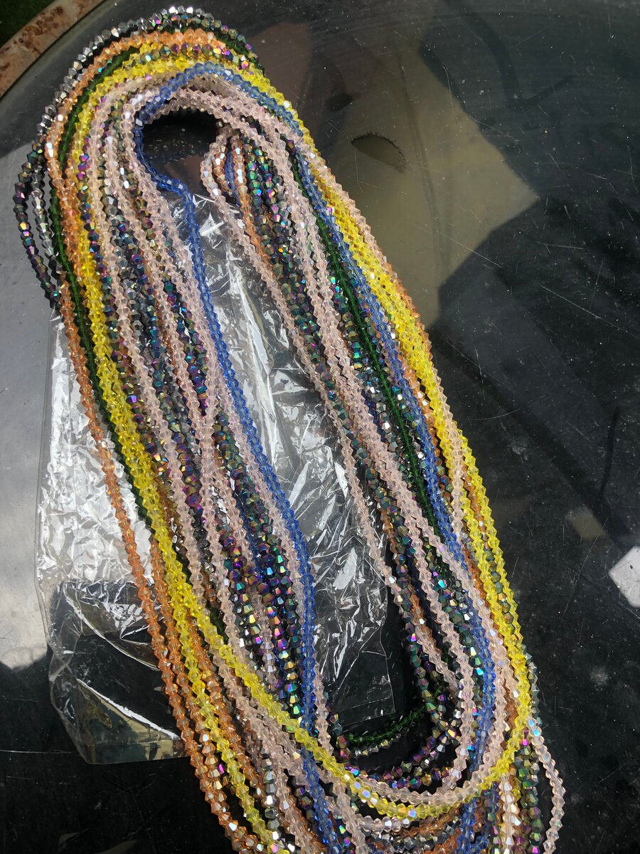 Colliers de Perles Multicolore