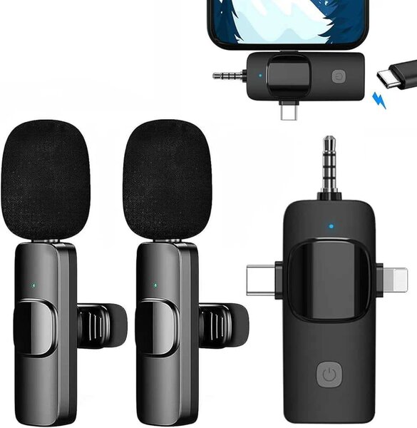 Microphone sans fil pour smartphone