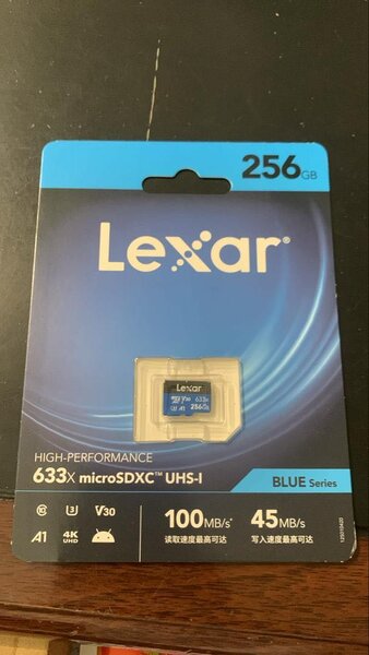 Carte mémoire 256 GB Lexar