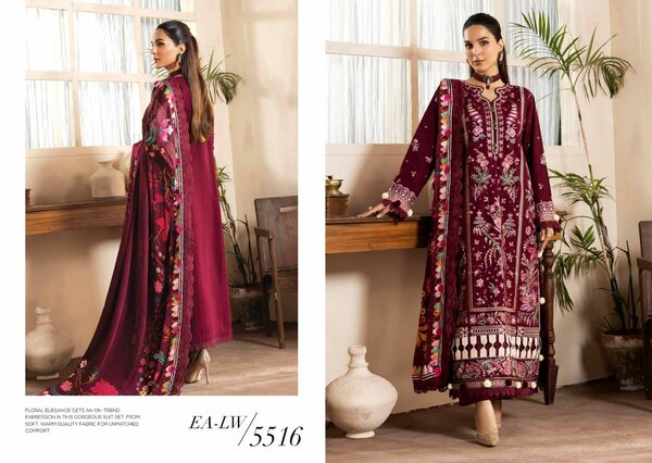 Luxury winter embroidered collection