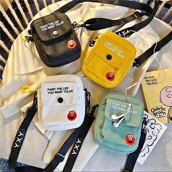 Sacoche bandoulière colorée