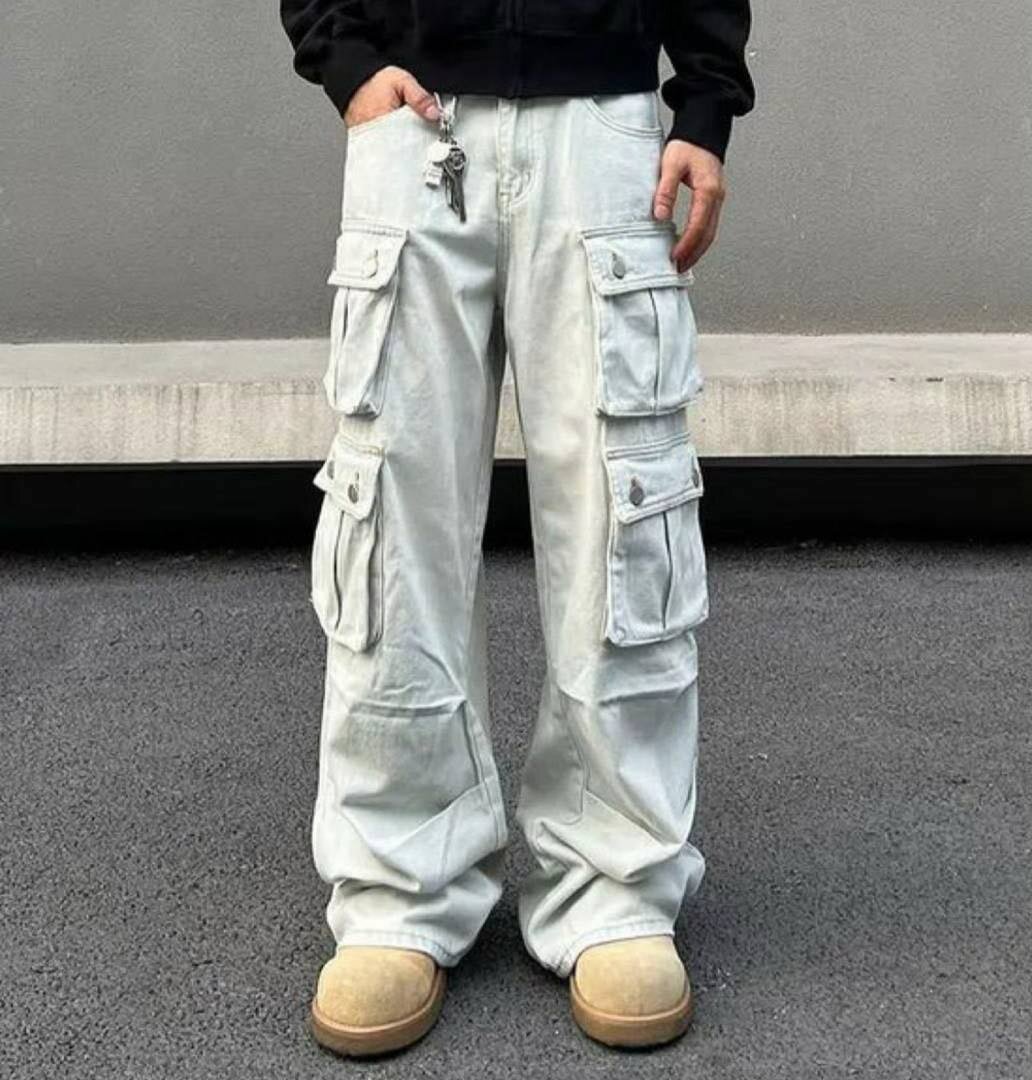 Pantalons Cargo Baggy Homme