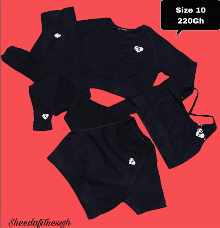 black sports set for women