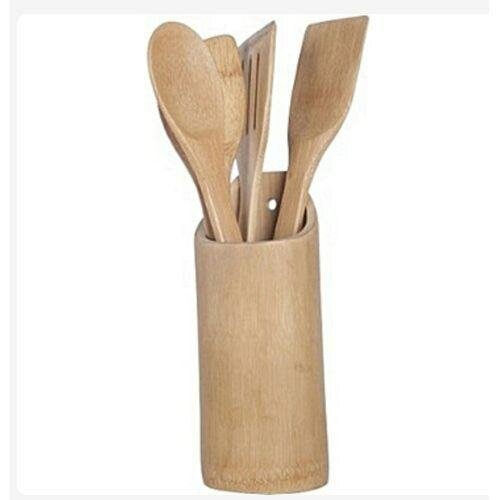 Ensemble d'ustensiles en bambou