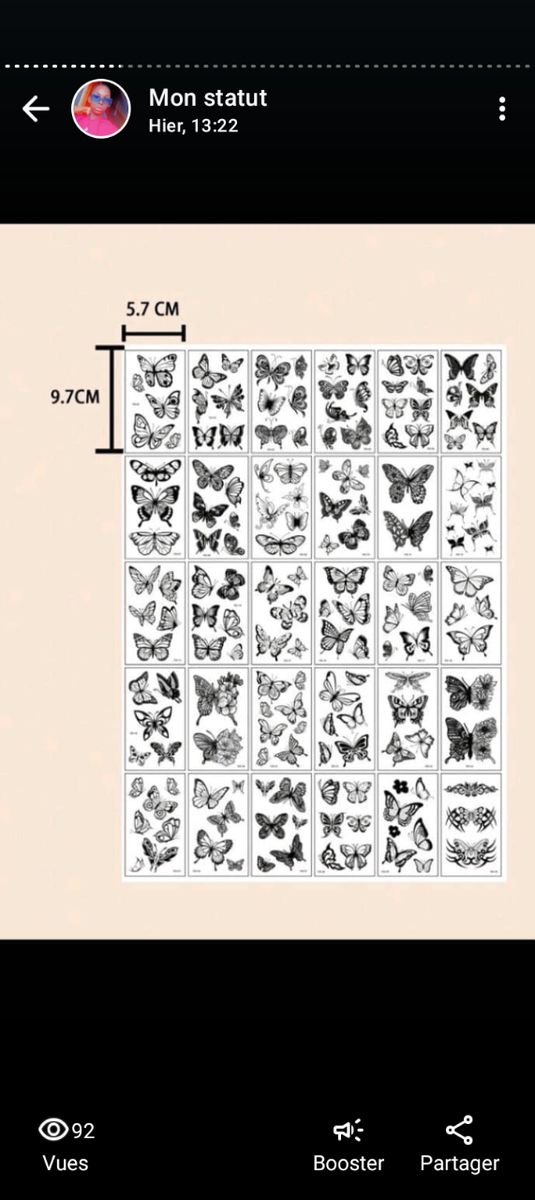 Tatouage éphémère