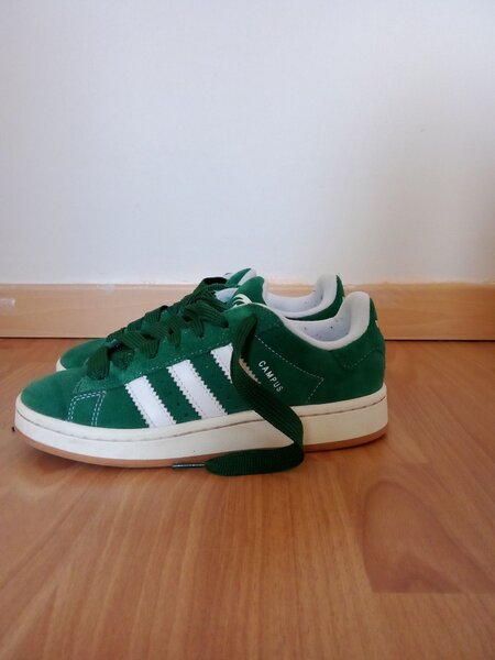 Baskets Suède Vertes