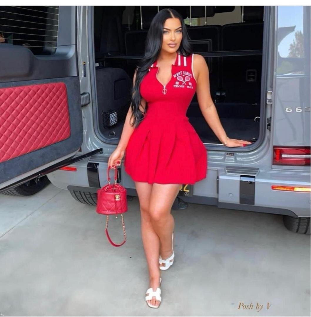 Robe élégante en jersey floral