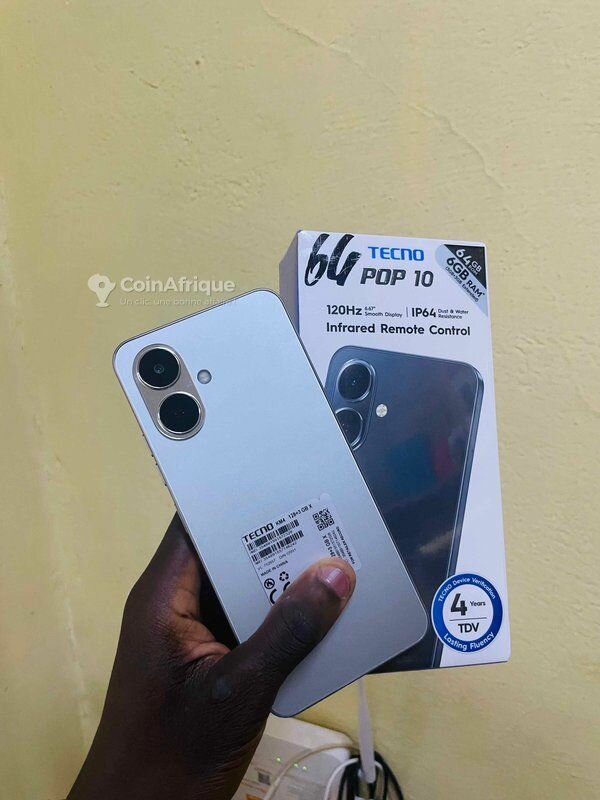 Tecno Pop 10 Smartphone Déballé
