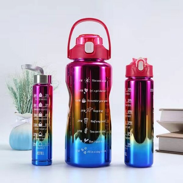 Coloured 3in1 water bottle