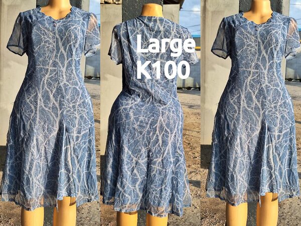 Beautiful and high-quality women's dress made of salaula silk