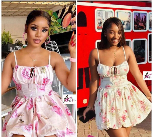 Robe d'été florale féminine