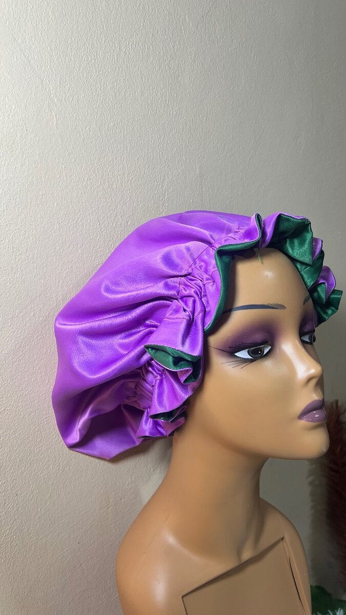2in1 Elastic hair bonnet