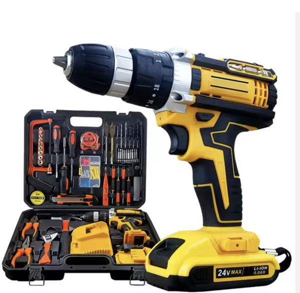 Perceuse électrique sans fil 24V avec kit
