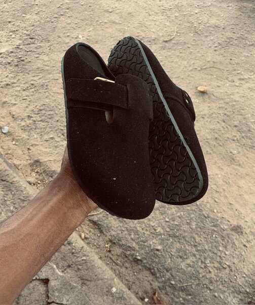 Mules en daim confortables