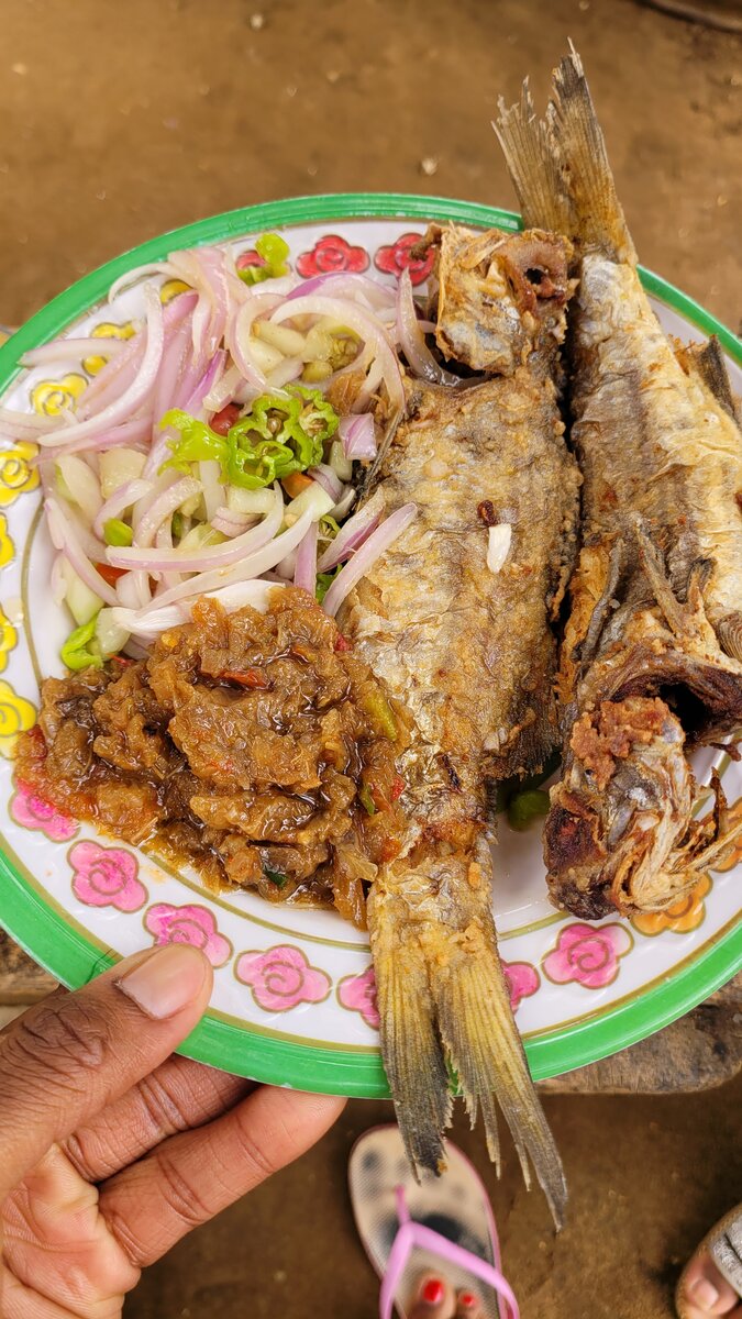 Poissons Grillés et Attieké