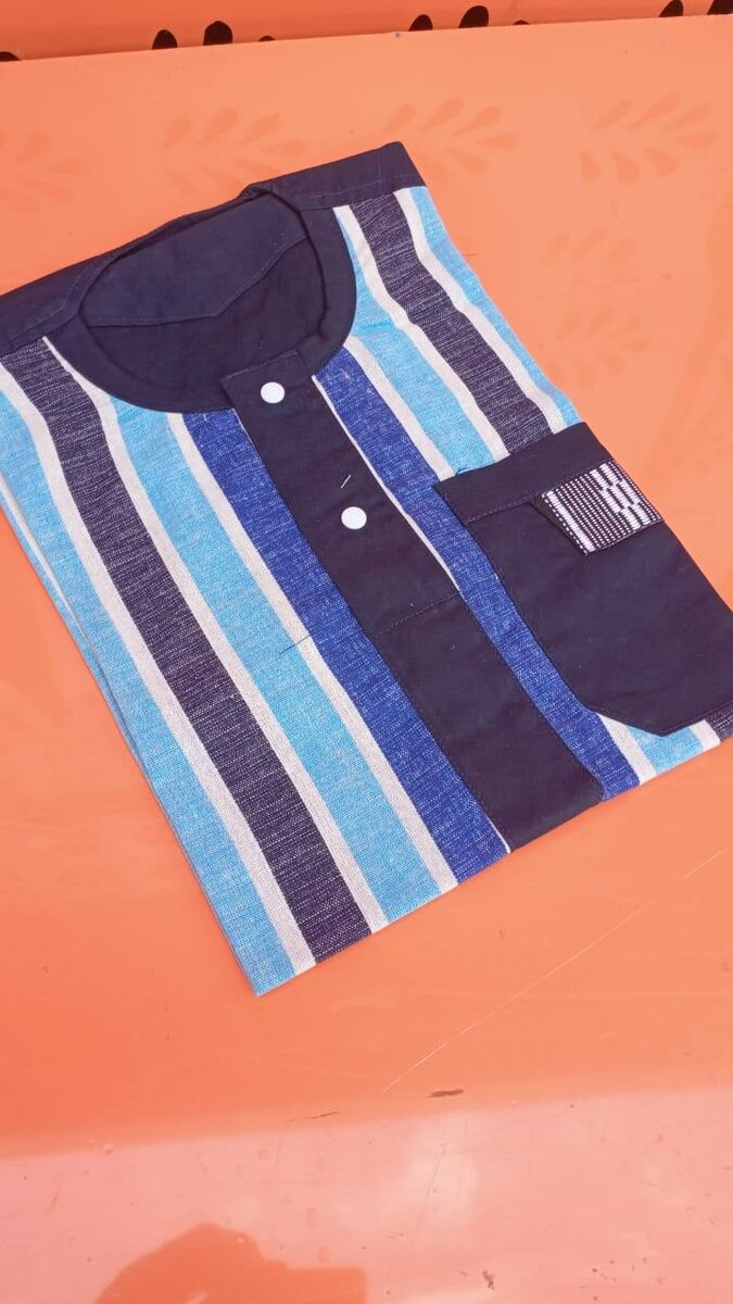 Tunique homme à rayures