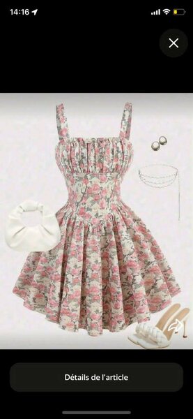 Robe fleurie été chic