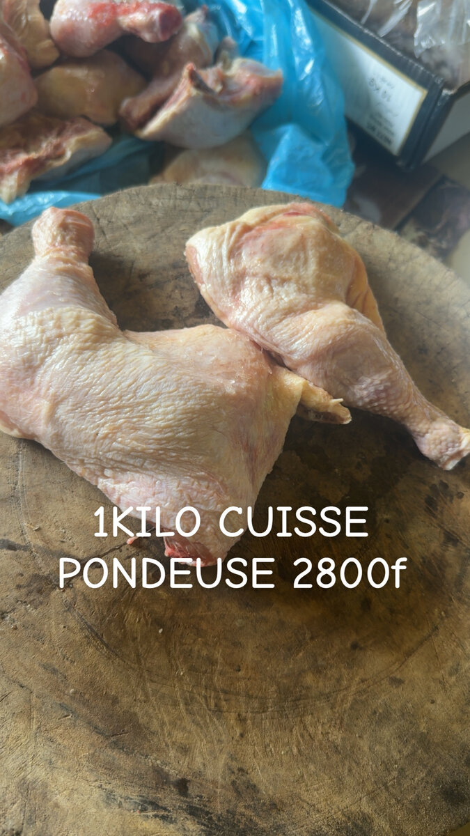Cuisse de Poulet Pondeuse 1kg