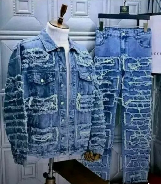 Veste et Jean Détruits