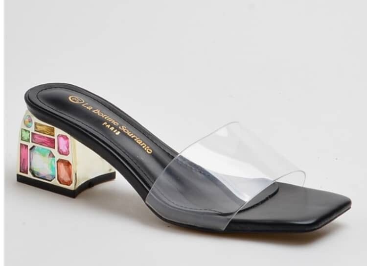 Mules Transparentes Femme Chic