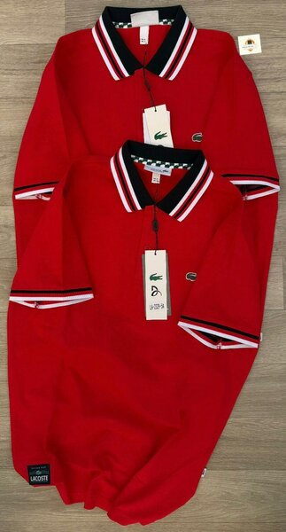 Polo Lacoste Rouge Enfant
