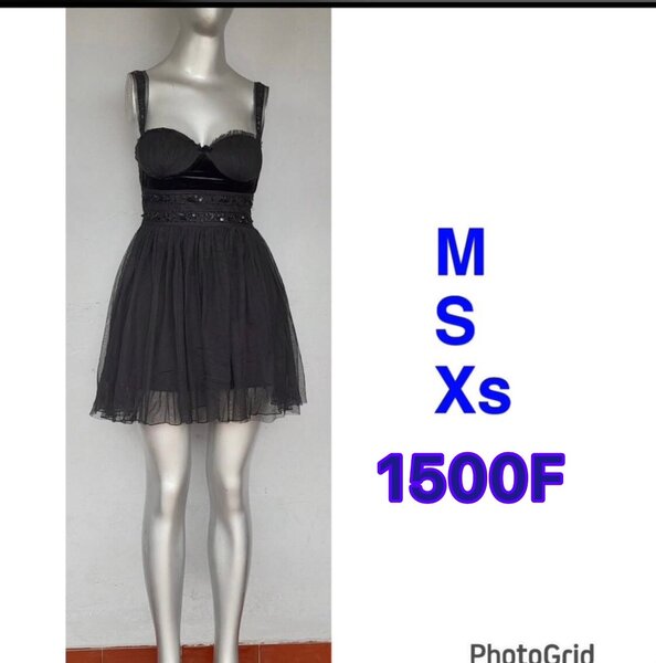 Robe de soirée noire élégante