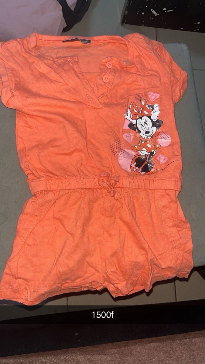Ensemble Fille Minnie Orange