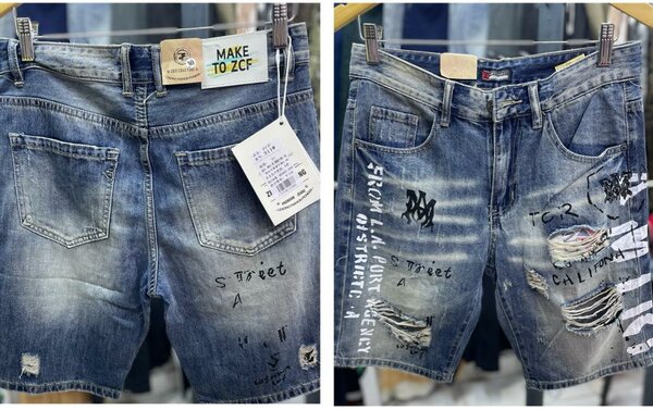 Shorts en jean tendance pour homme