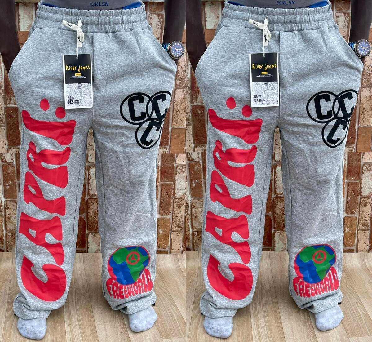 Jogging Capri unisexe tendance