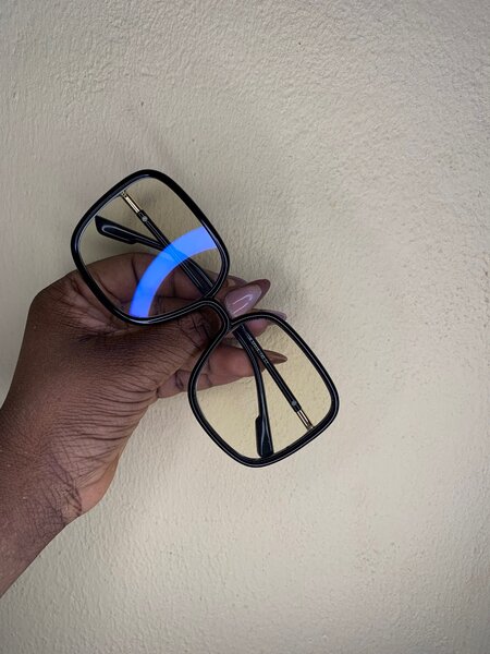 Black Round square frame