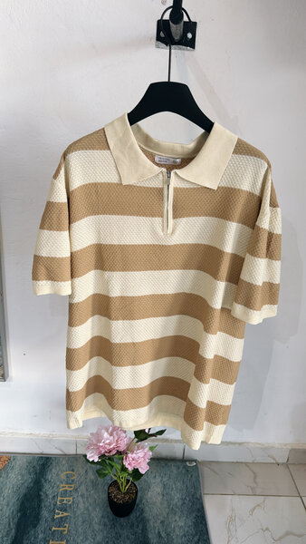 Polo à Rayures Homme