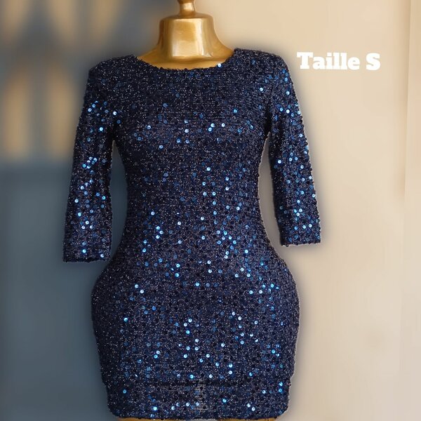 Robe Pailletée Élégante Femme