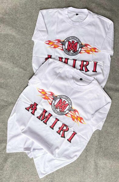 T-shirt Amiri Logo Blanc